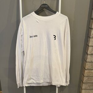 Men’s Bum Fitness White Long Sleeve Shirt